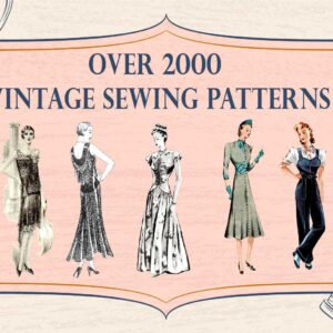 Over 2000 vintage sewing patterns. Follow the system to create your perfect fitting vintage look. Original sewing patterns from 1920's, 1930's, 1940's, 1950's and 1960's.